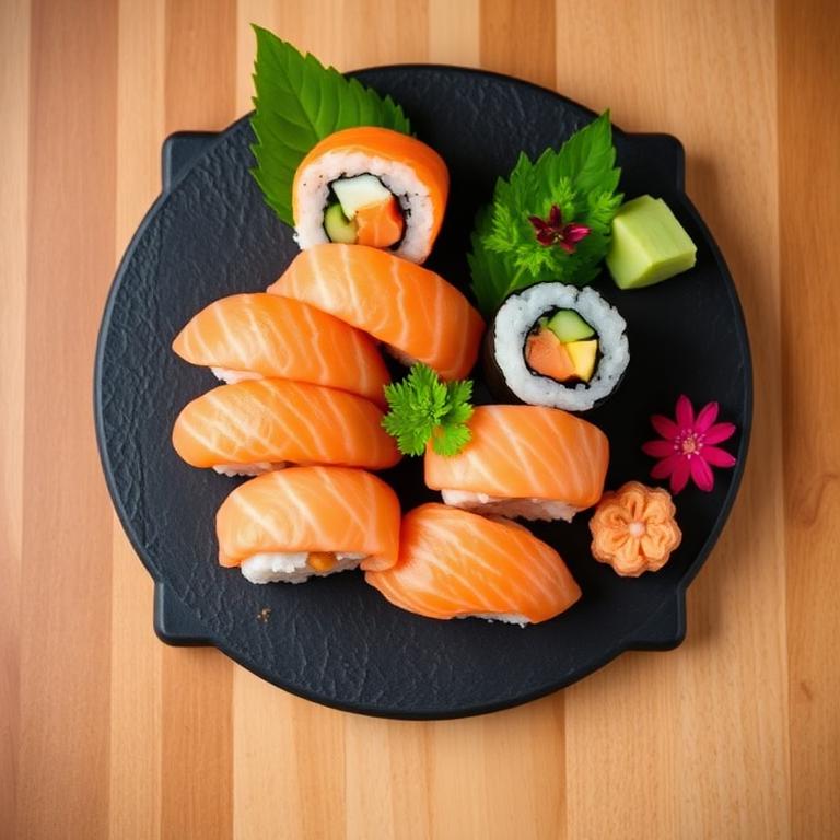 Salmon Sushi Platter
